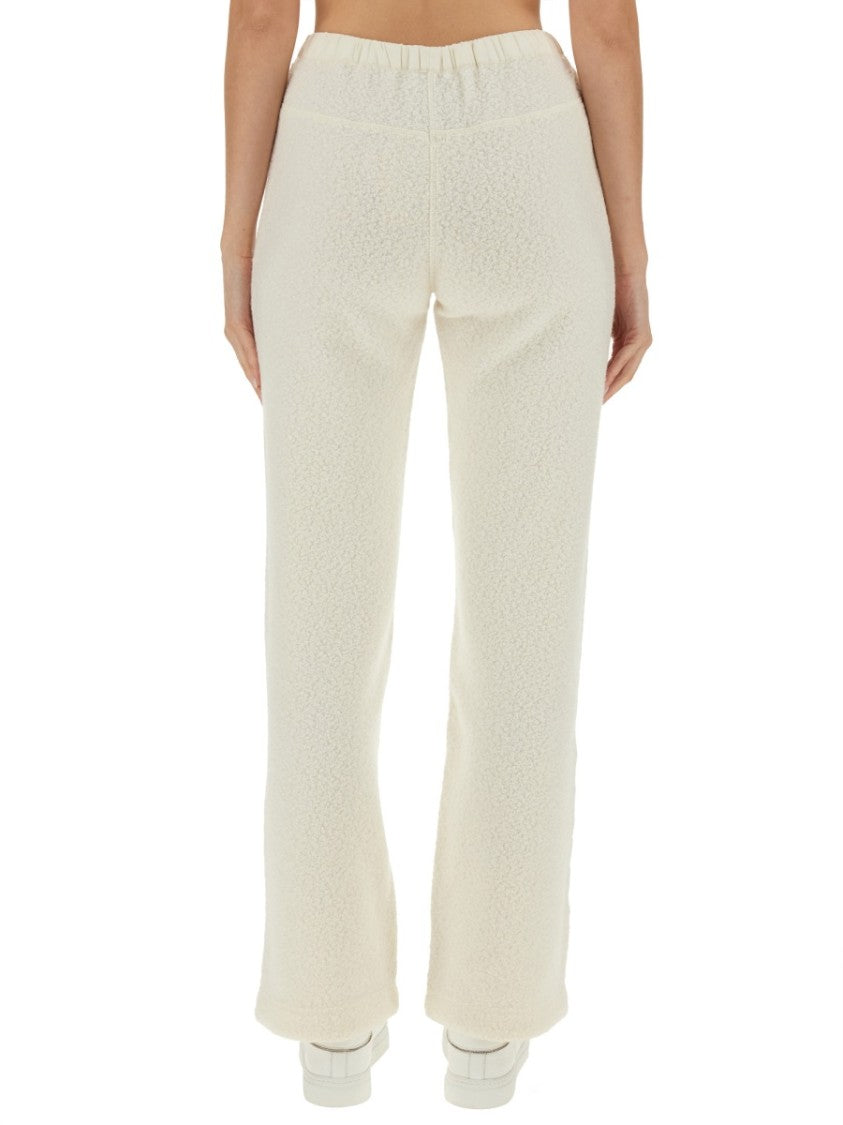 Textured Regular Fit Pants With Drawstring Waist