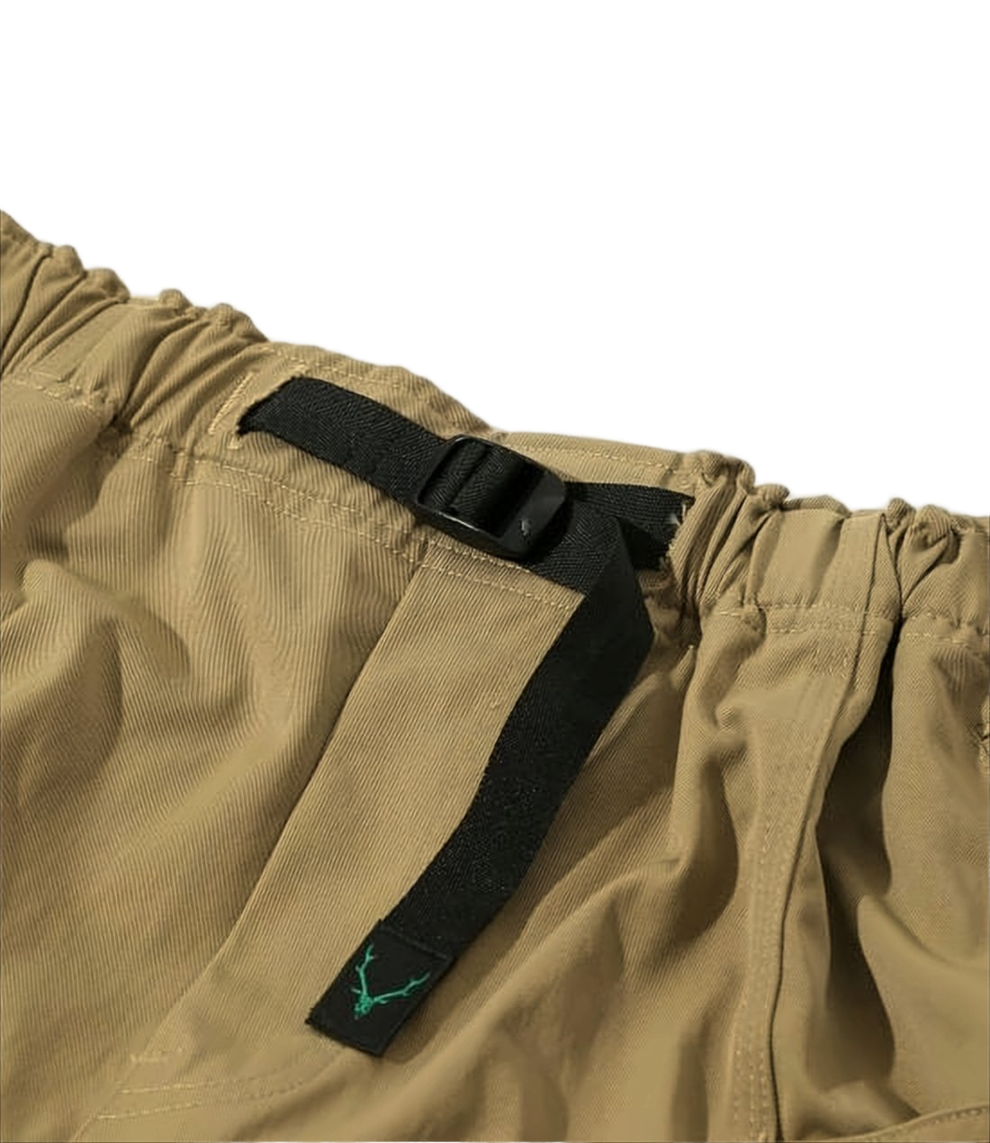 Relaxed Fit Brown Nylon Shorts