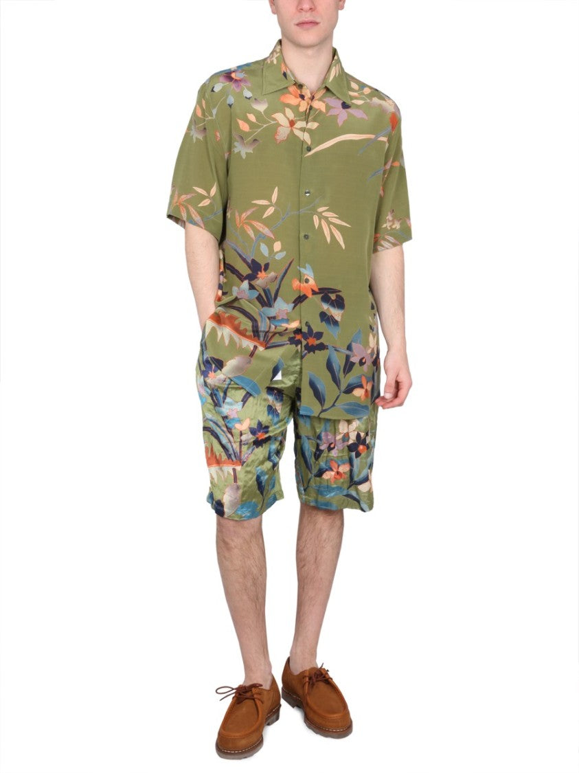 Vibrant Floral Print Shirt