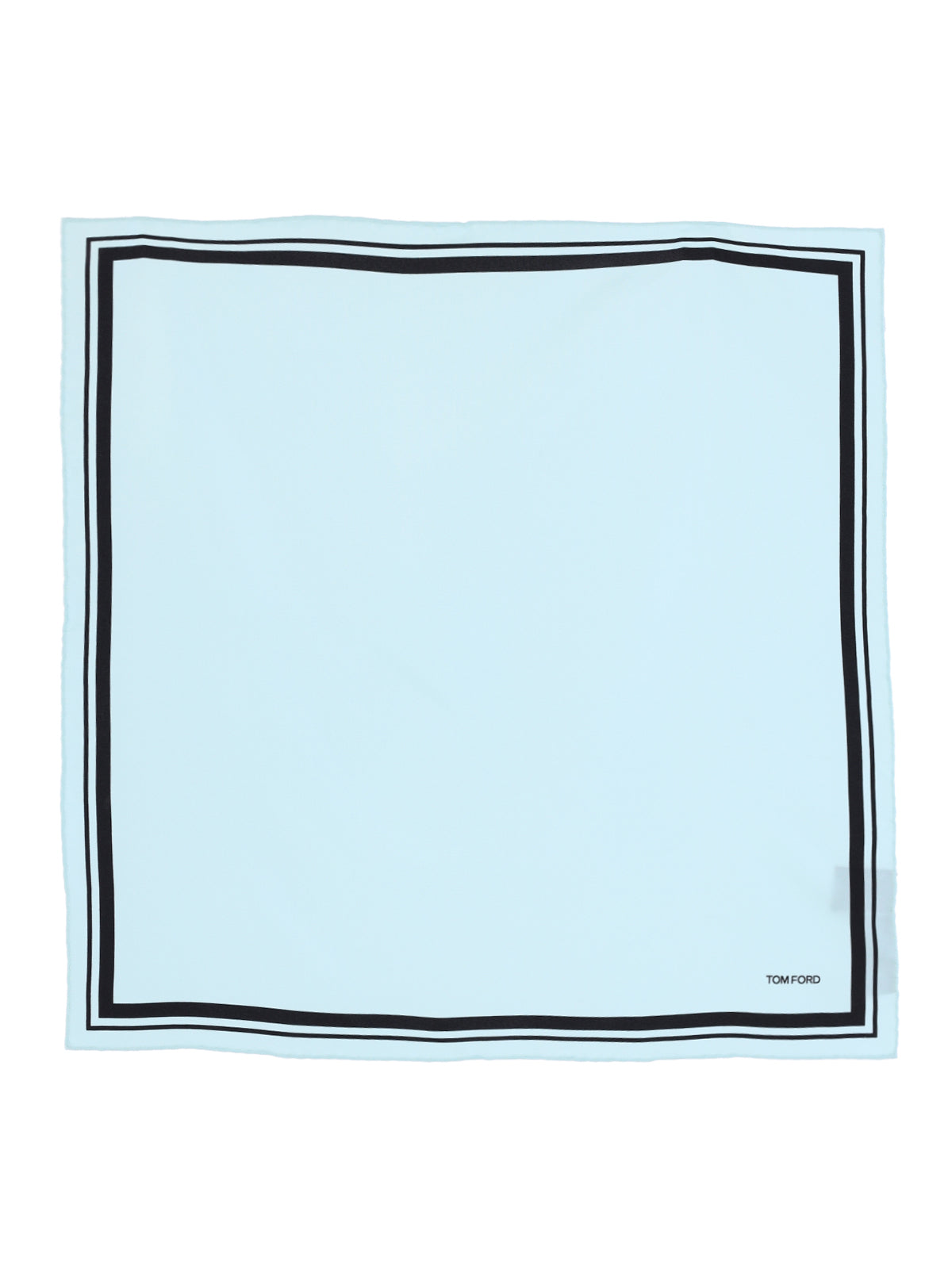 Contrast Detail Pocket Square – Light Blue