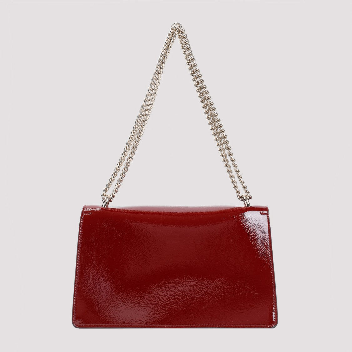Gucci Dionysus Shoulder Bag in Glossy Red Leather