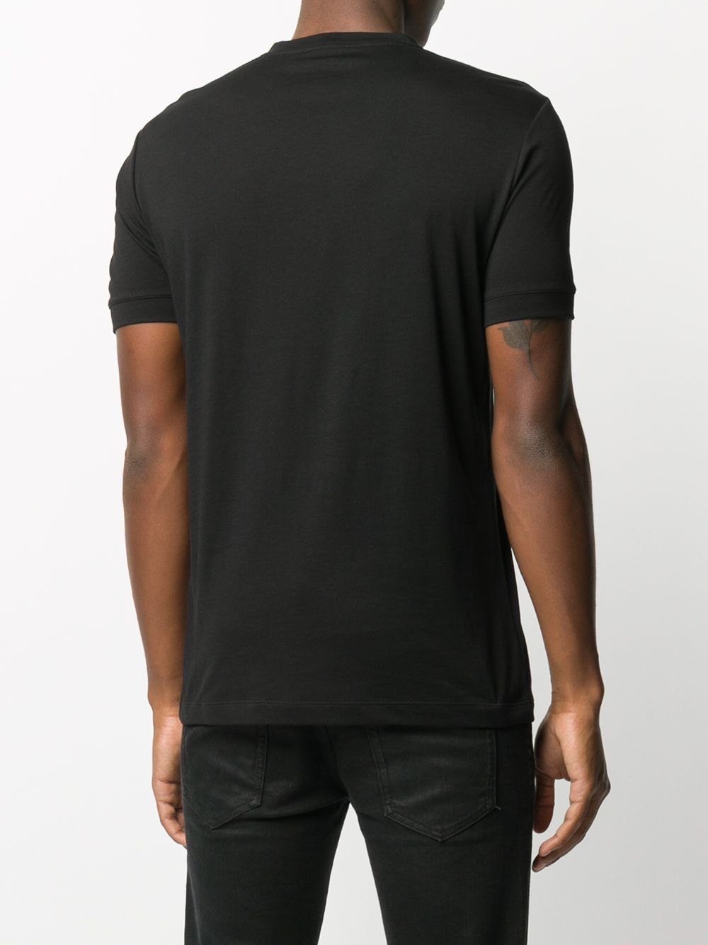 Crew Neck Black T-Shirt