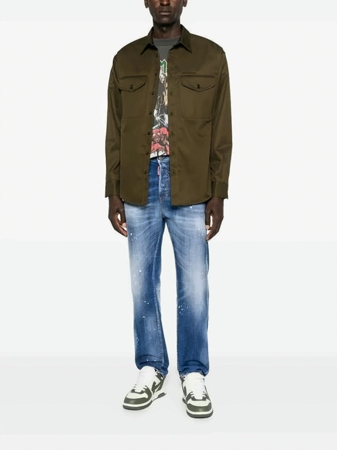 Medium Blue Wash Denim Pants