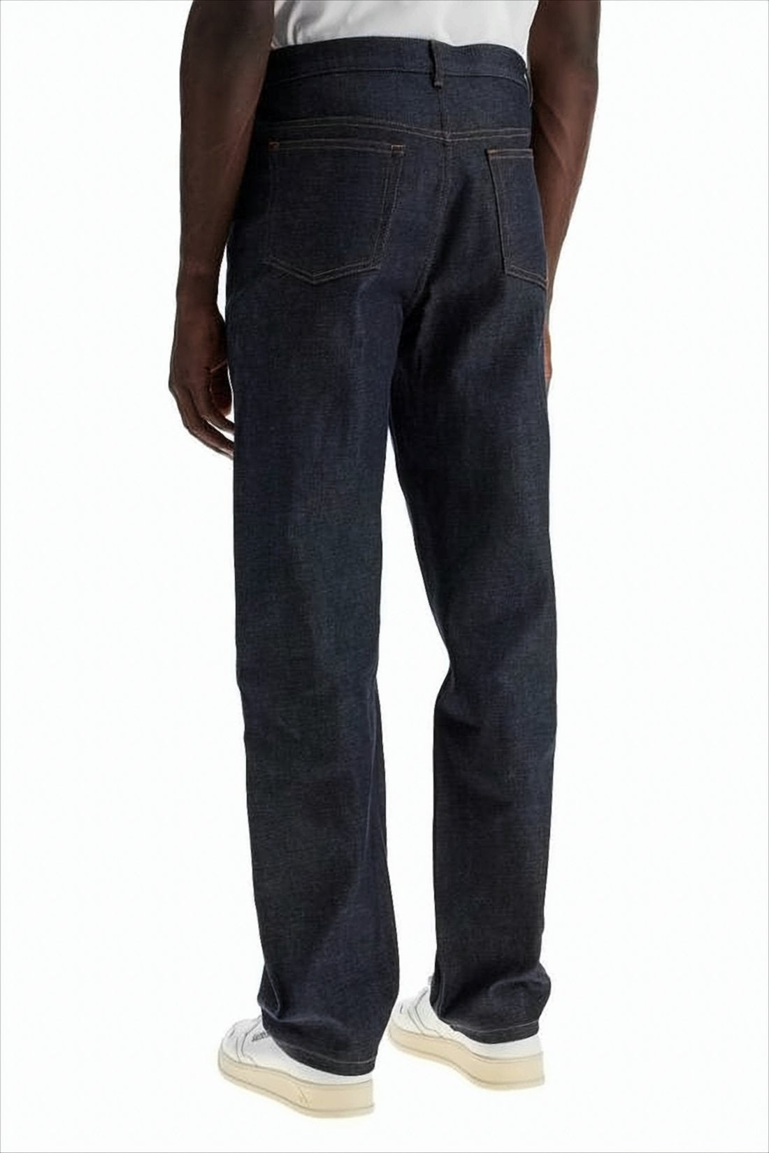 Straight-Leg Denim Pants