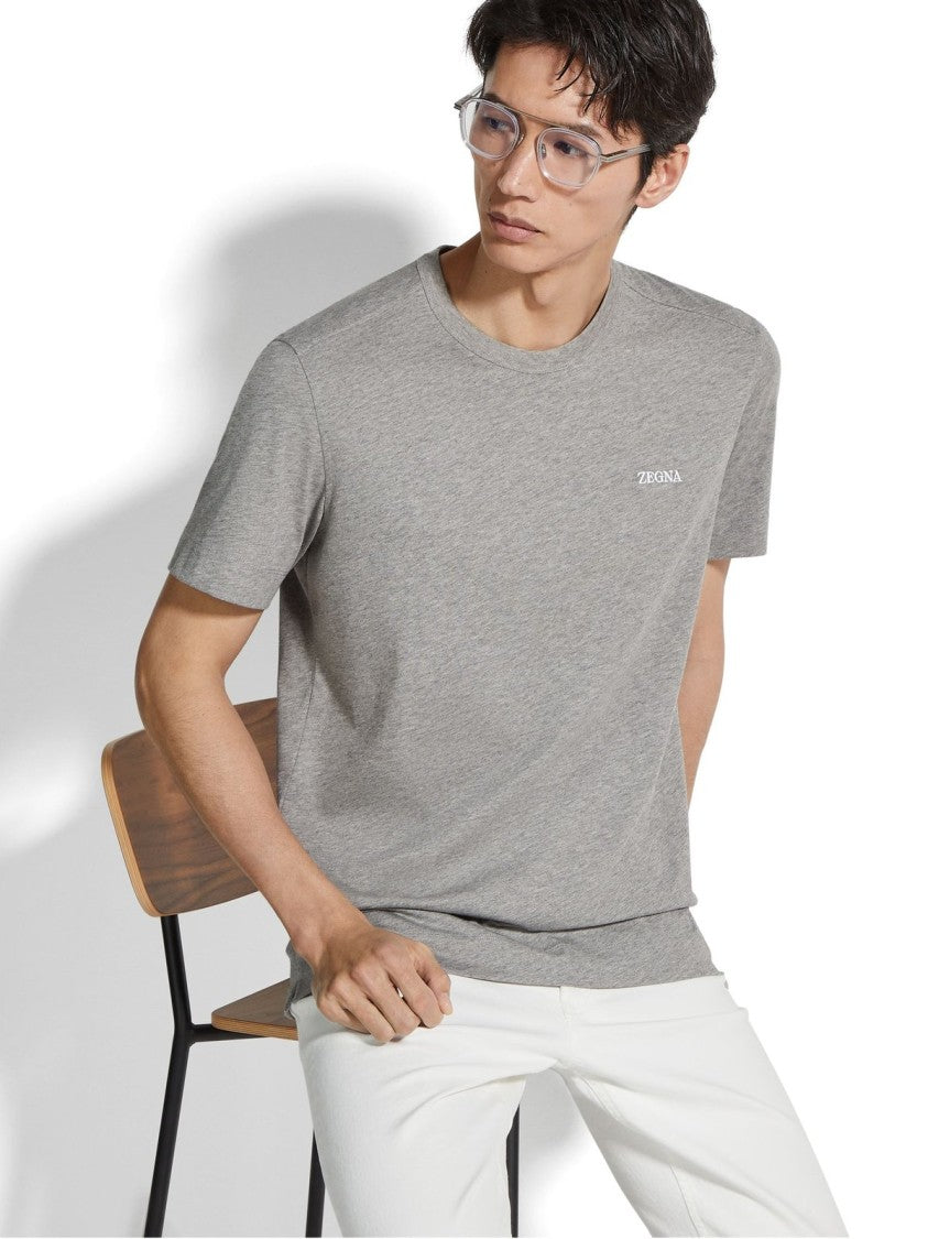 Classic Grey Crew Neck T-Shirt