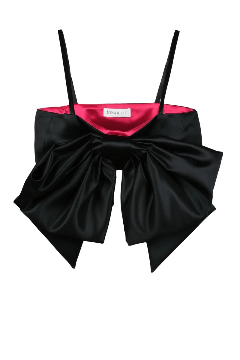 Fluid Polyester Top - Black