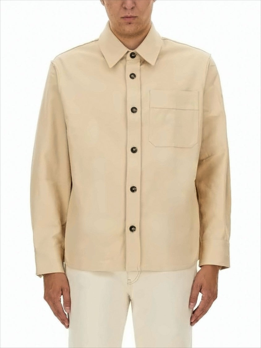 Boxy Fit Jacket with Classic Collar