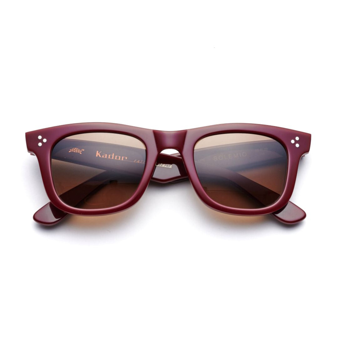 Solemio Rectangular Frame Sunglasses with Decorative Accents