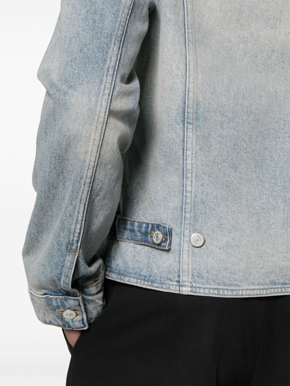 Light Blue Cotton Denim Jacket