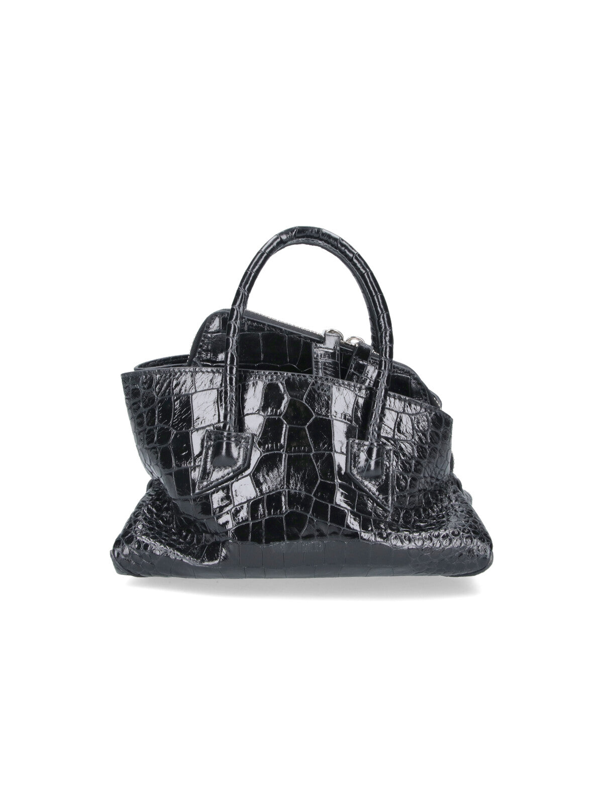 Brown La Passeggiata Crocodile Leather Bag
