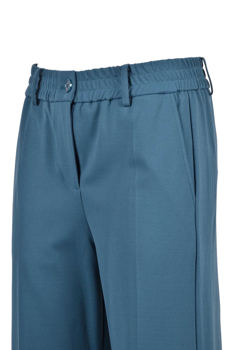 Classic Wide Leg Pants - Green