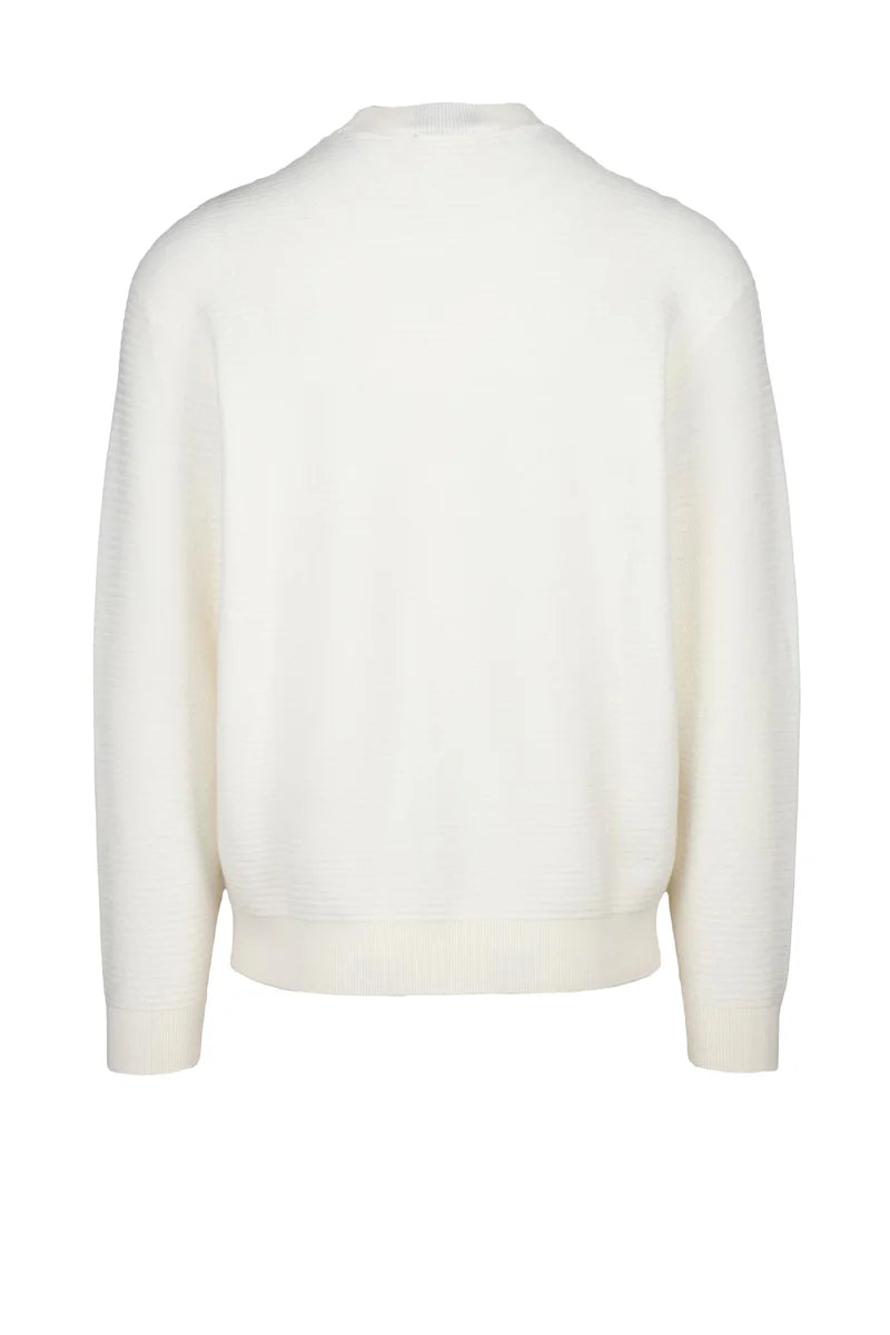 Virgin Wool Sweater - White