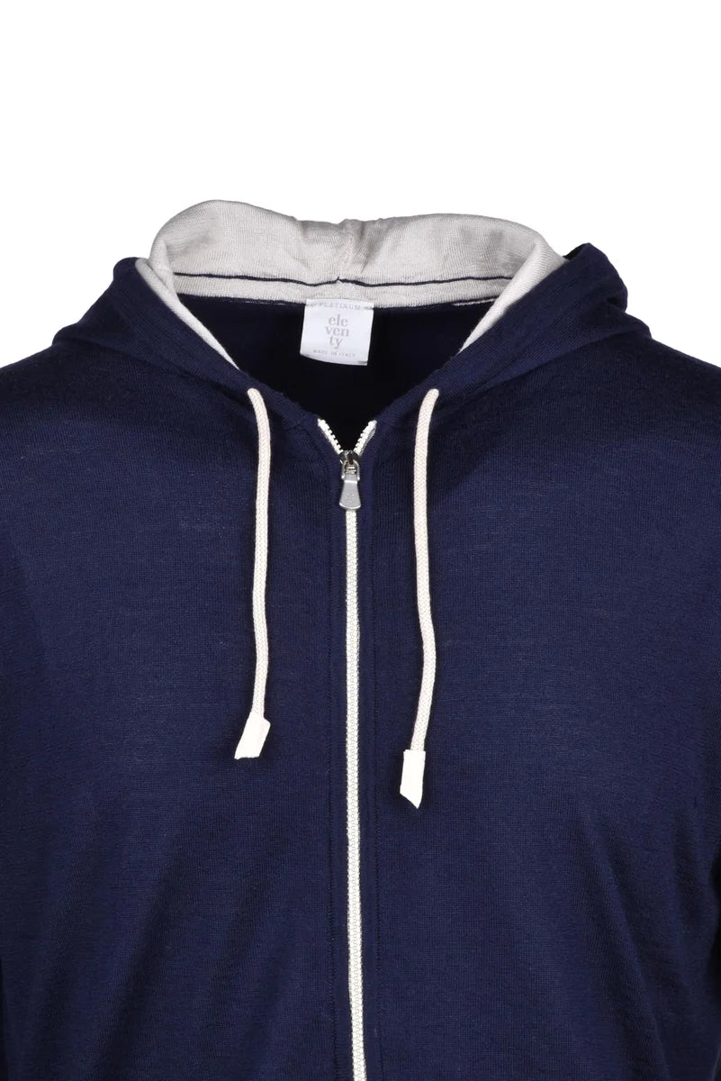 Zip Cardigan - Blue