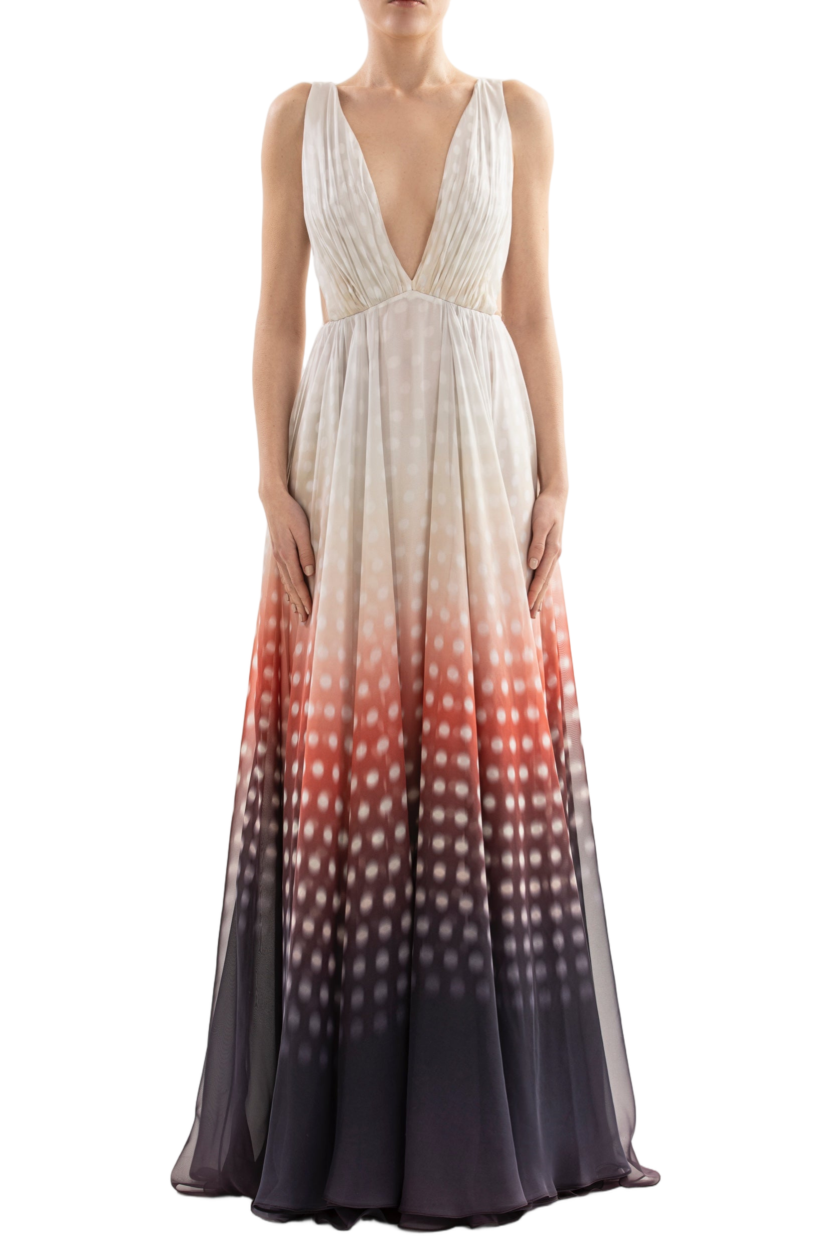 Gradient Printed Dress