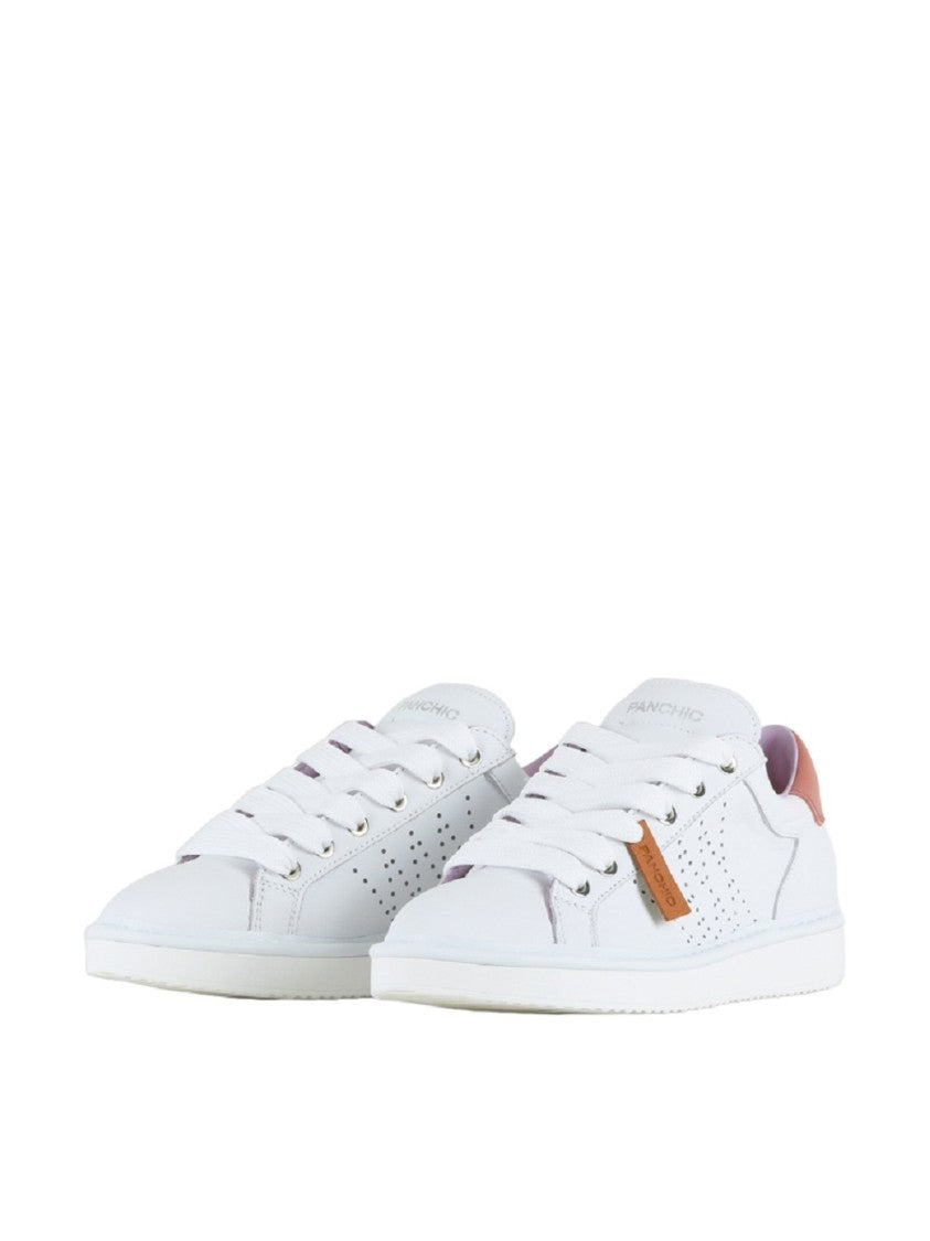 White Nappa Leather Sneakers