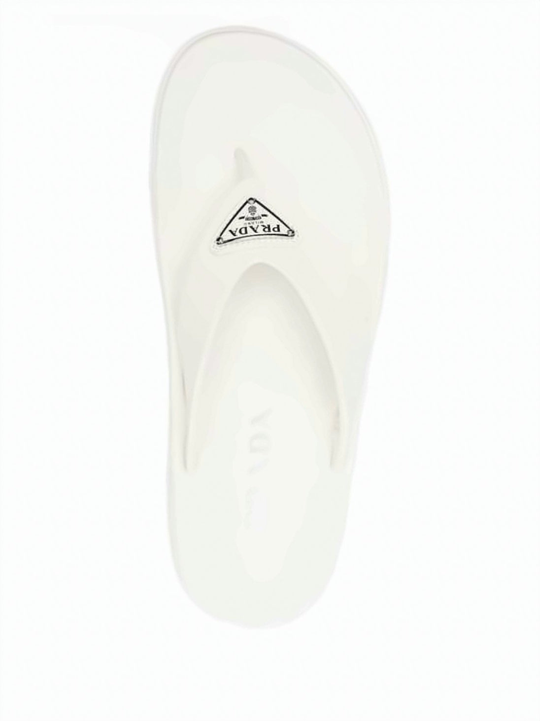 Prada Monochromatic Rubber Sandals