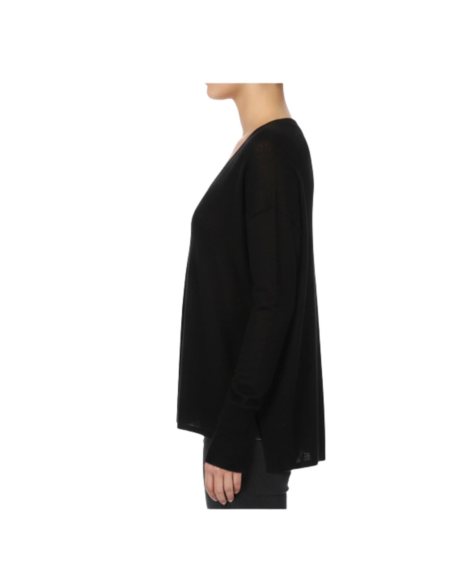 Women’S V-Neck Knit Sweater
