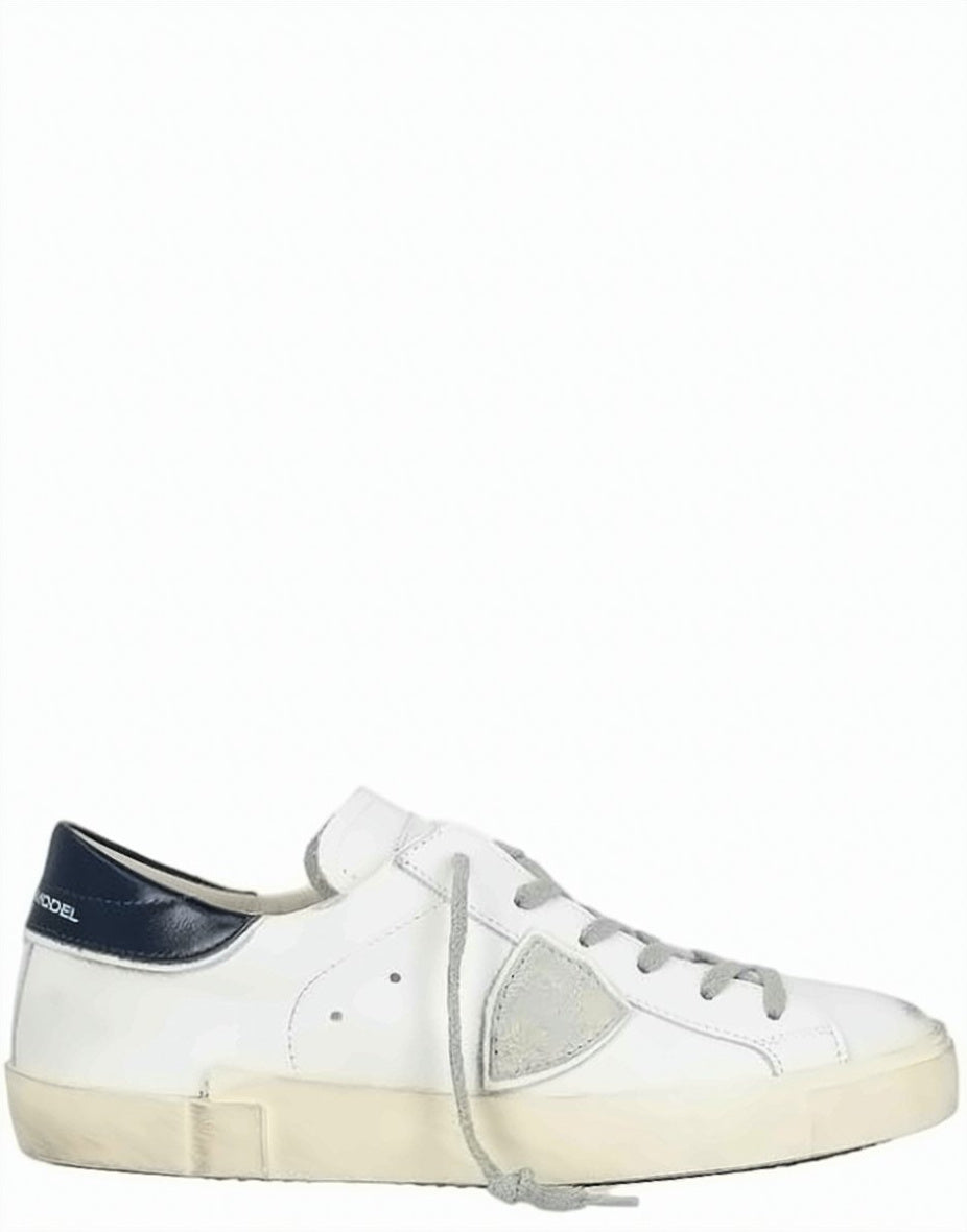 Prsx Low Calfskin Lace Up Sneakers