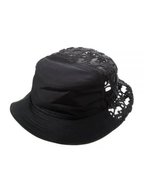 Bucket Hat with Openwork Lace Design