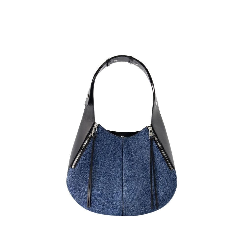 The Skull Hobo Bag - Denim - Blue