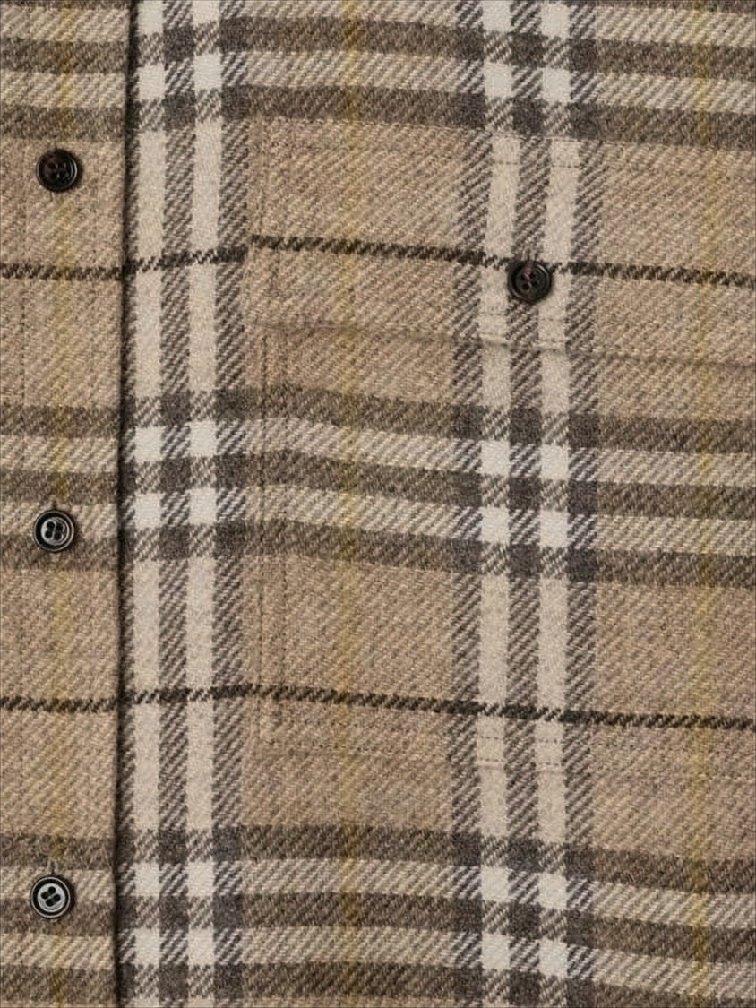 Classic Plaid Long-Sleeve Shirt In Wool