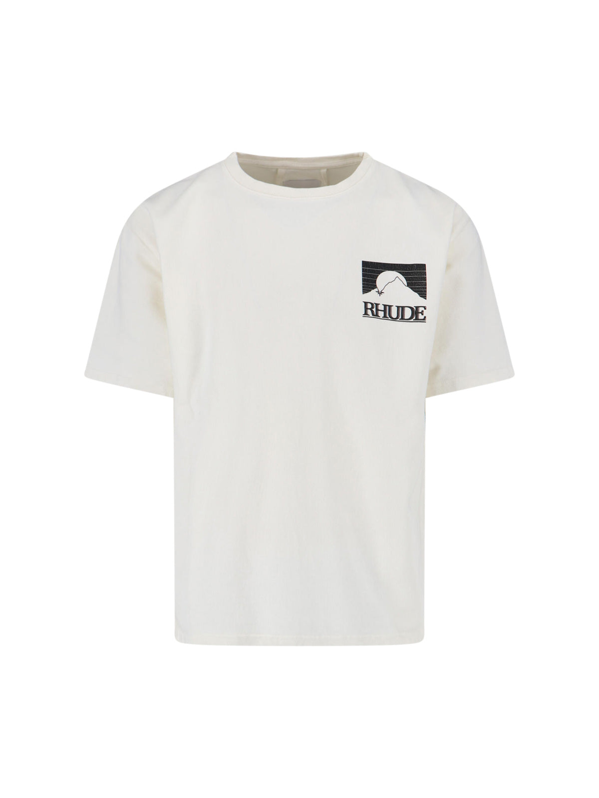 Minimalist White T-Shirt With Standard Crew Neckline
