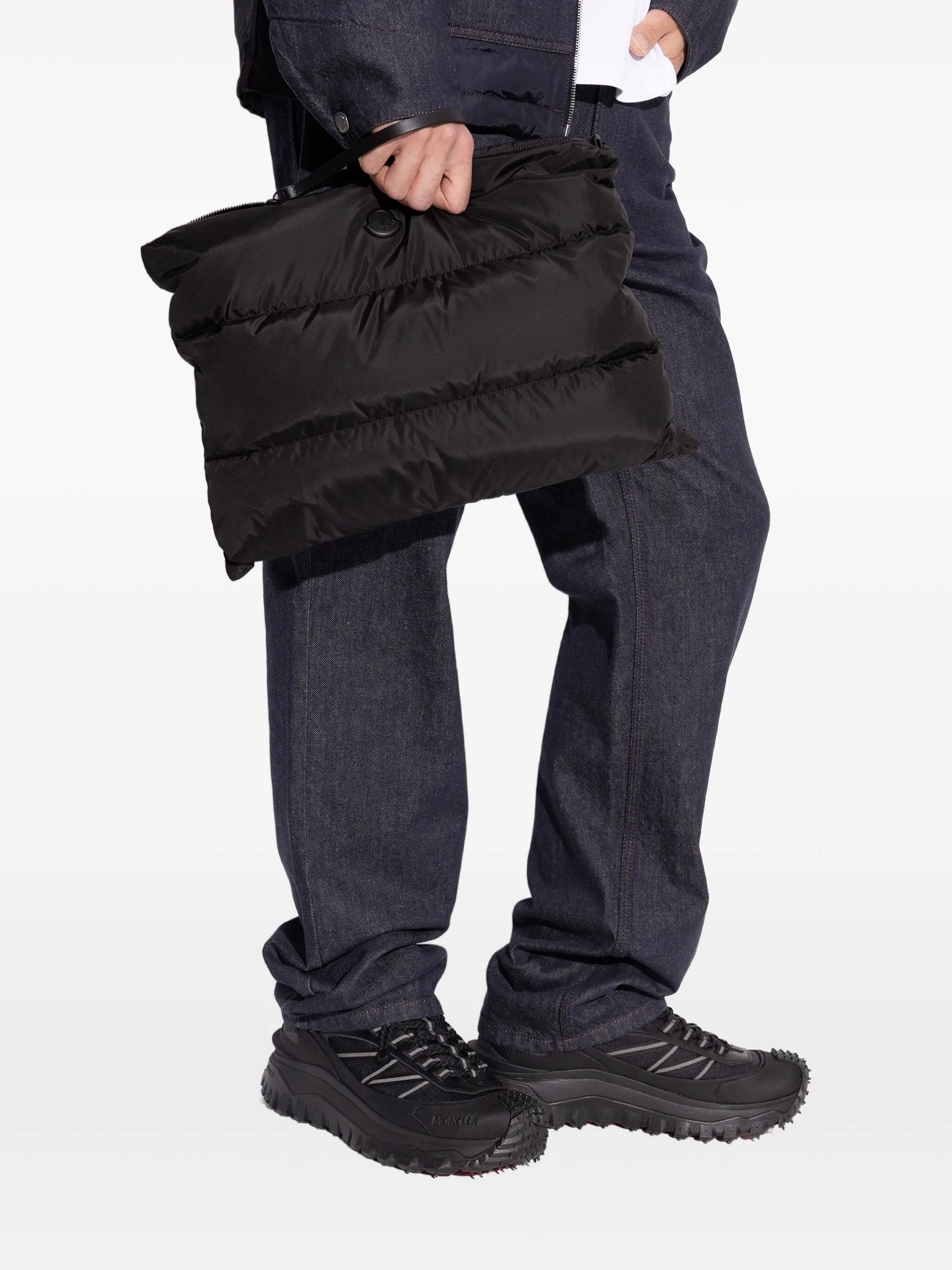 Black Caradoc Quilted Laptop Case