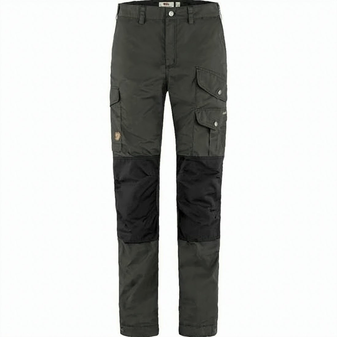 Two-Tone Straight Fit Utility Pants with Reinforced Details