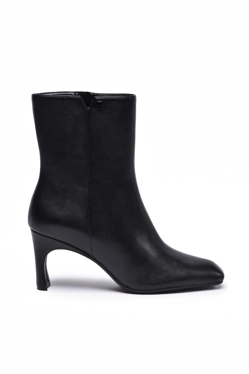 Rubber Ankle Boot - Black