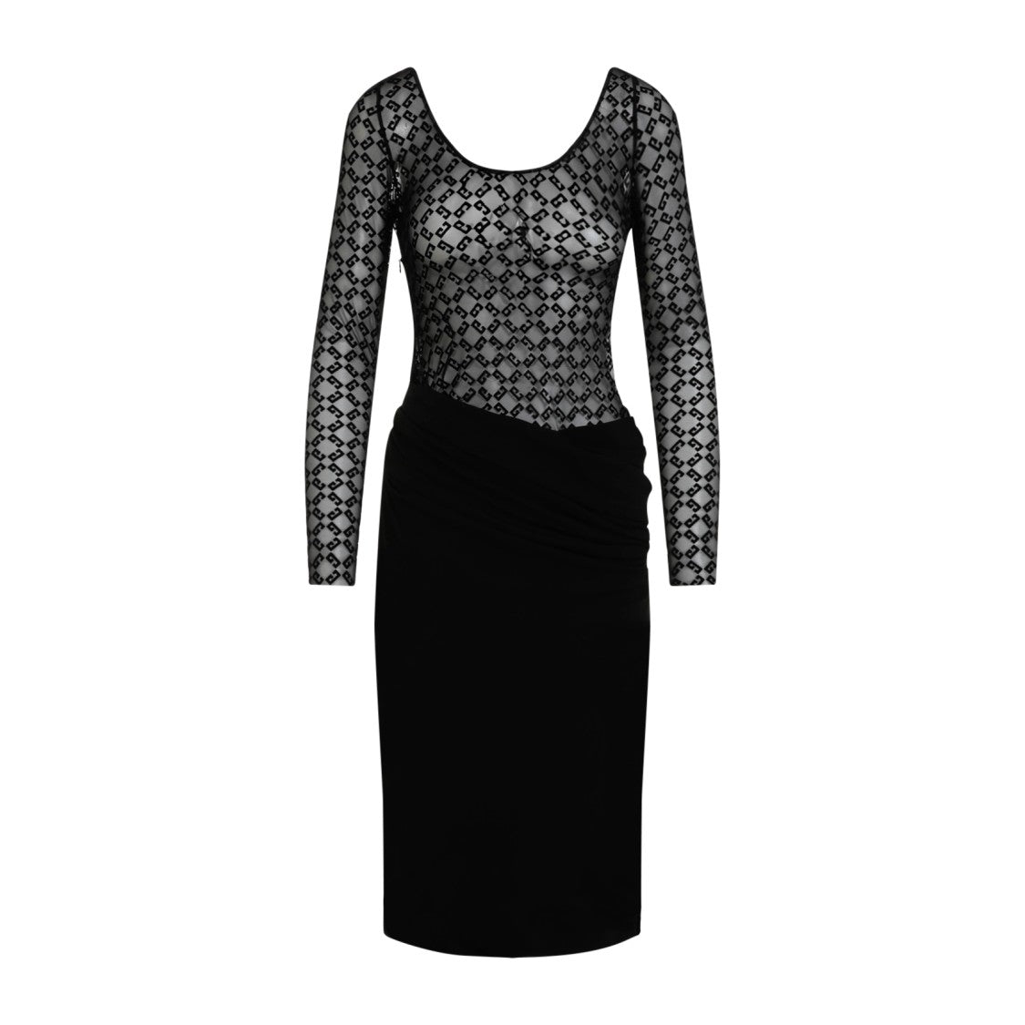 Fitted Womenãƒæ’¢Ãâ¢Ã¢Â‚¬Å¡Ã‚¬Ãâ¢Ã¢Â‚¬Å¾ã‚¢S Dress With Semi-Sheer Bodice
