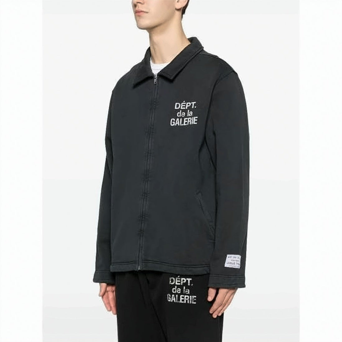 Relaxed Fit Zip-Up Hooded Sweatshirt