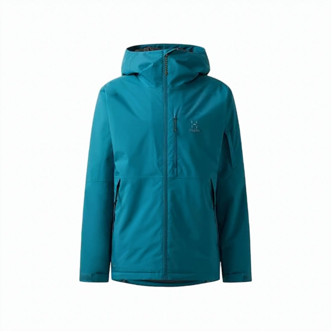 Streamlined Hooded Jacket with Zippered Pockets