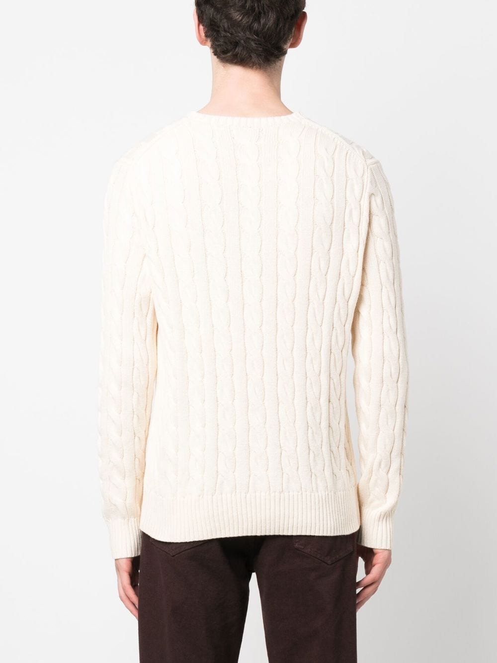 Cable Knit Cotton Sweater