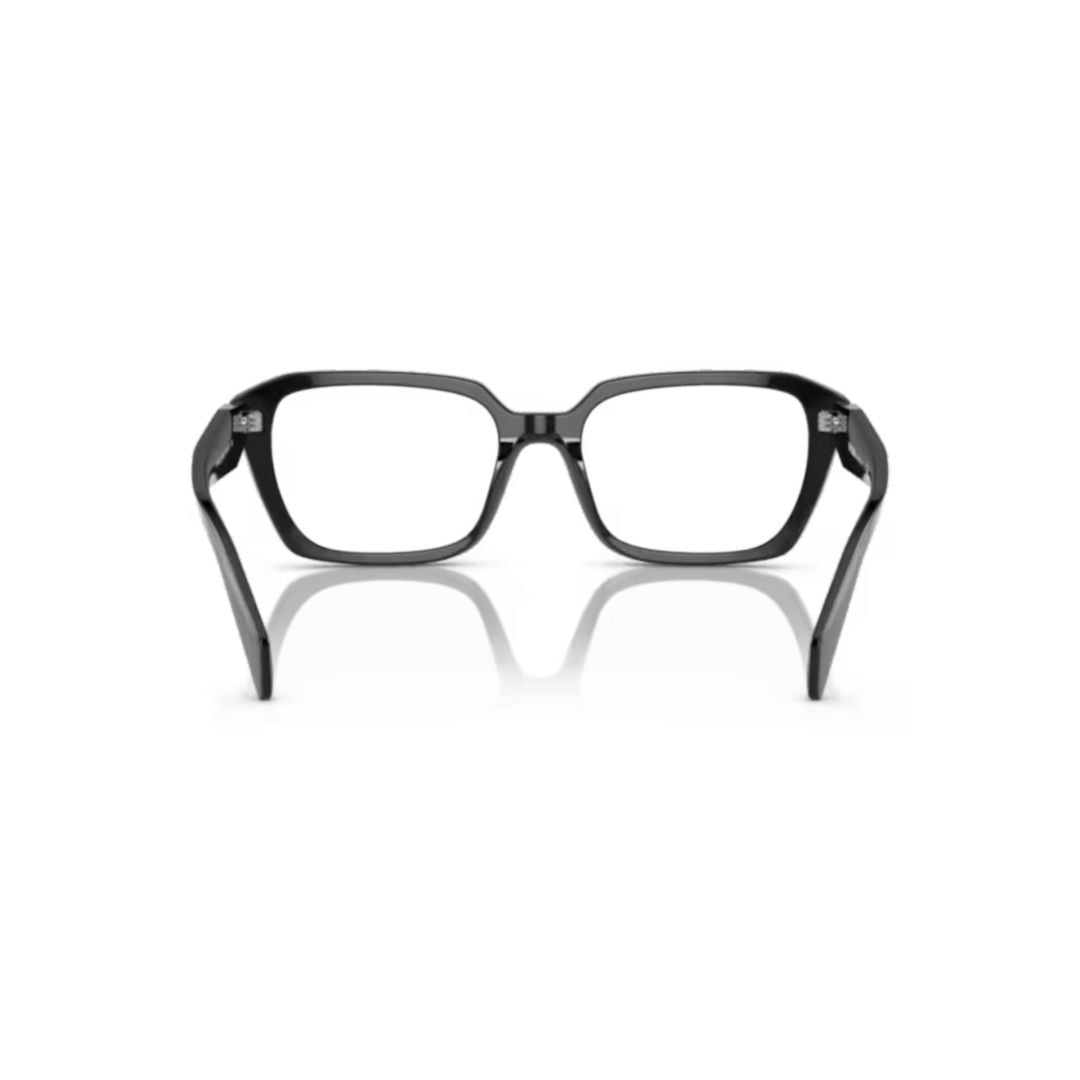 14zv Vista Rectangular Black Acetate Eyeglasses