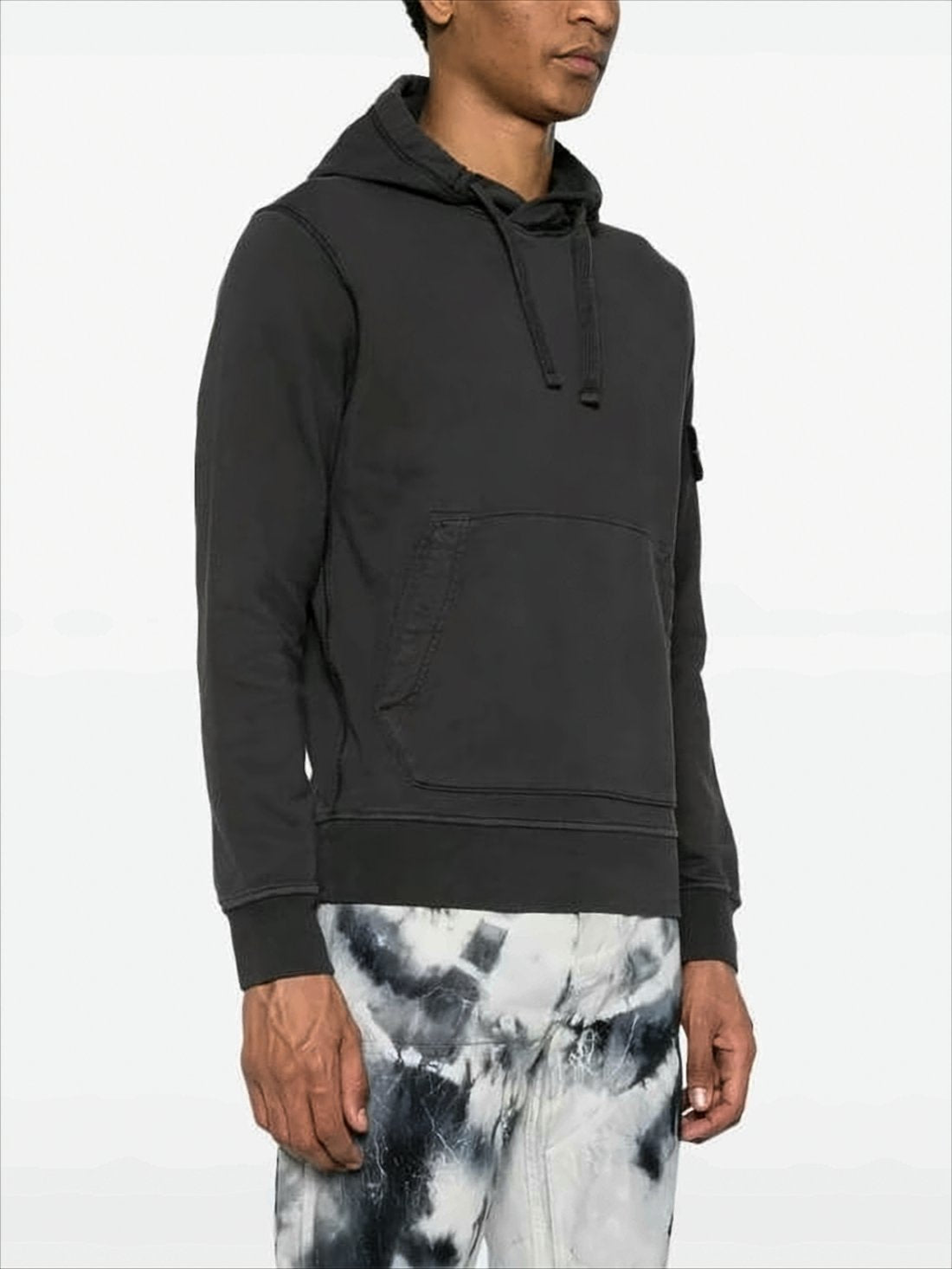 Classic Black Hoodie with Kangaroo Pocket