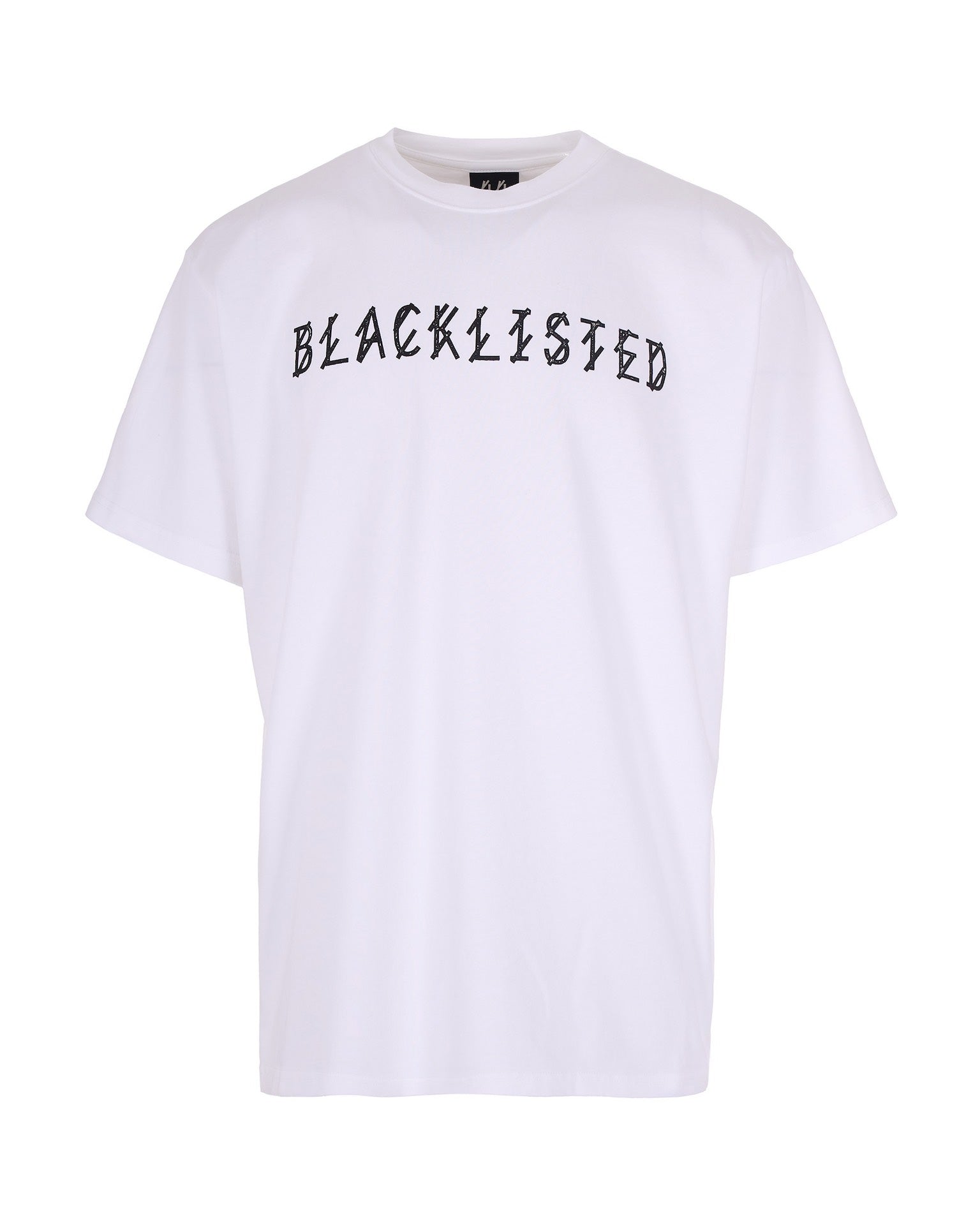 Graphic Print Jersey Cotton T-Shirt with Bold Text