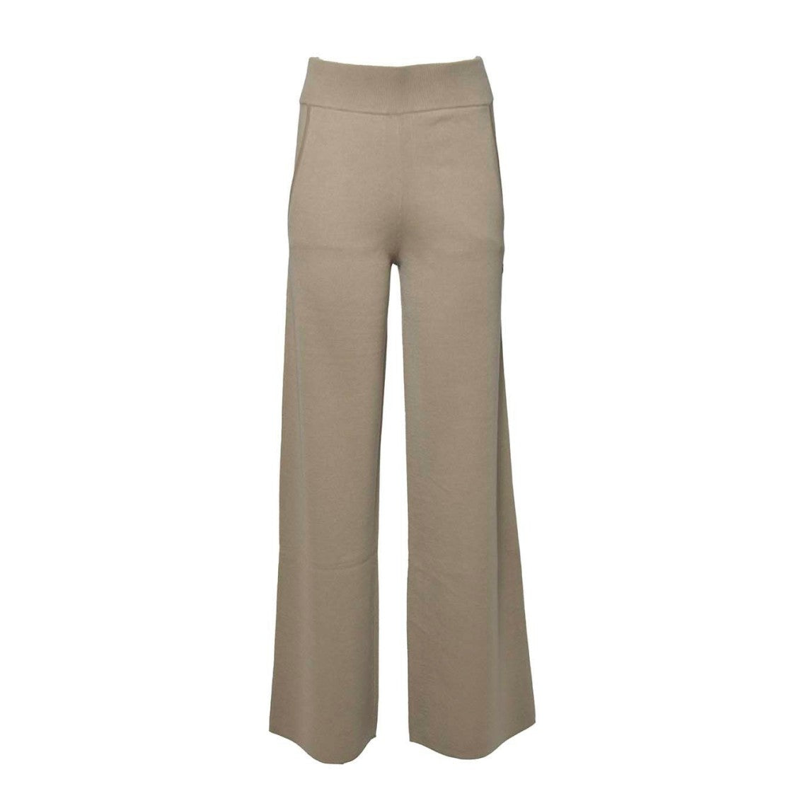 Tailored High-Waist Trousers With Wide Legs
