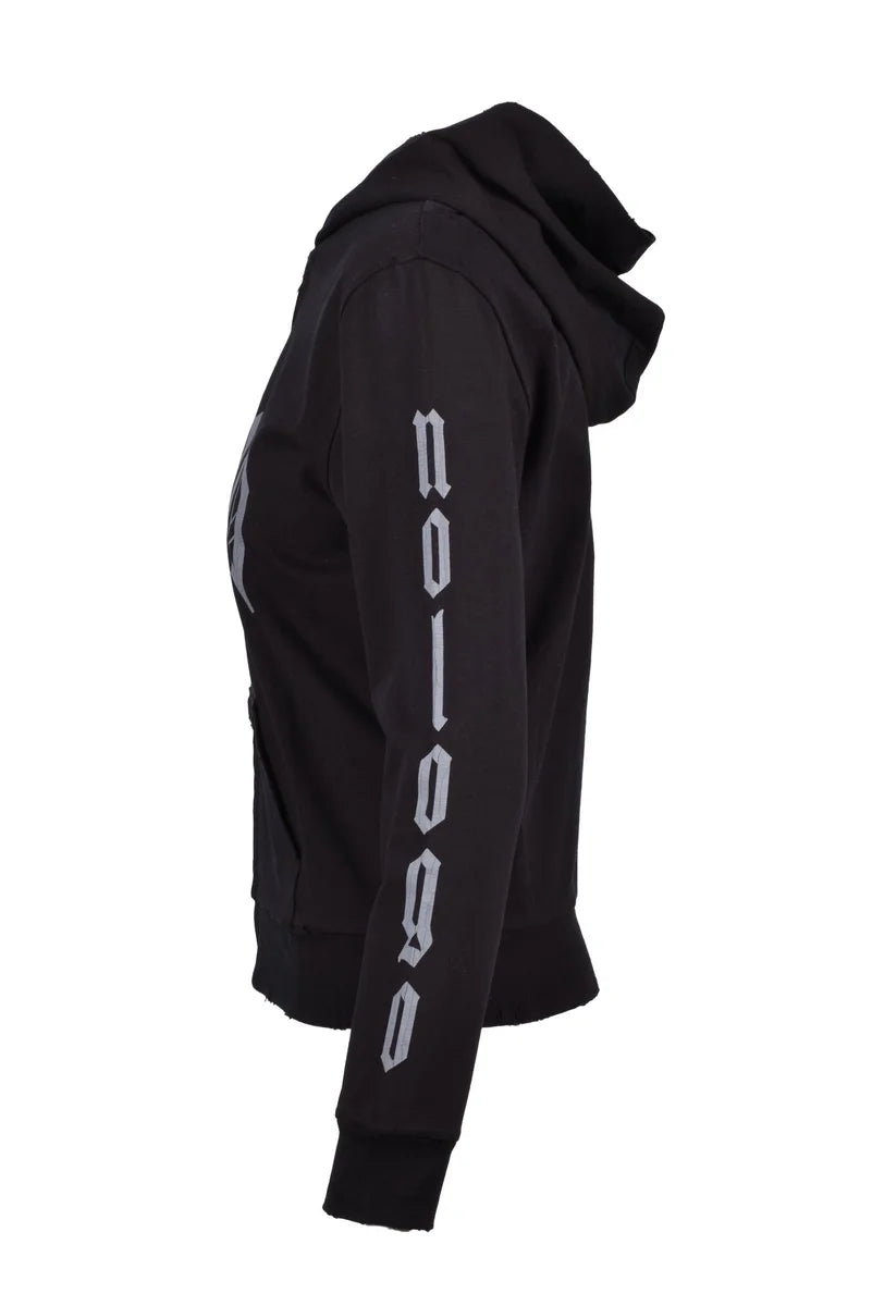 Cotton Stretch Sweatshirt - Black