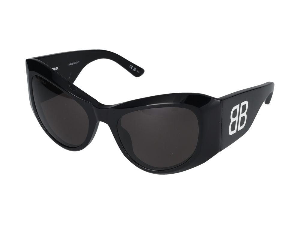 Sunglasses Balenciaga BB0393S 001 black black grey 57/21/145