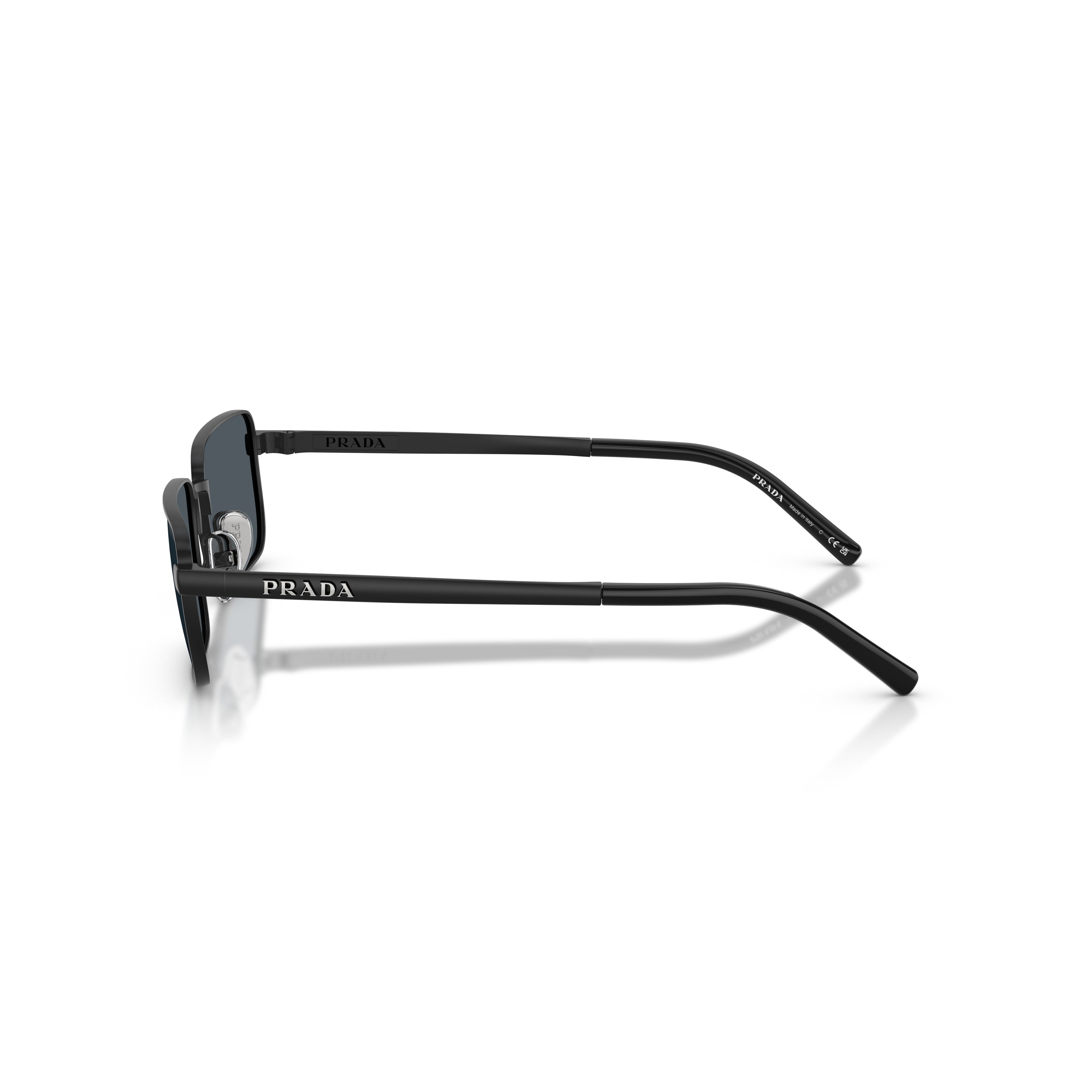 Rectangular Frame Sunglasses with Dark Lenses