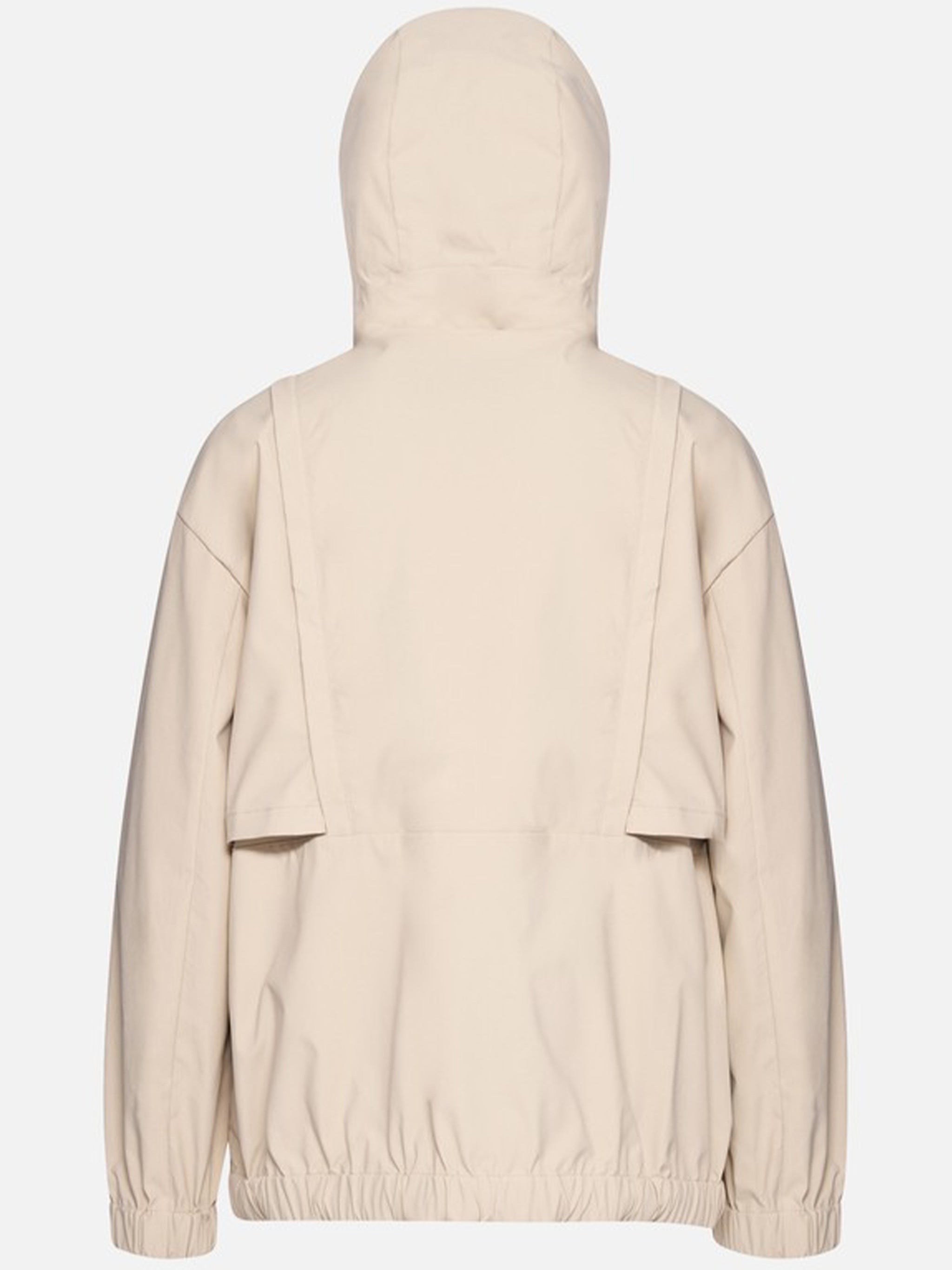 Iridea Hooded Light Beige Flap Jacket