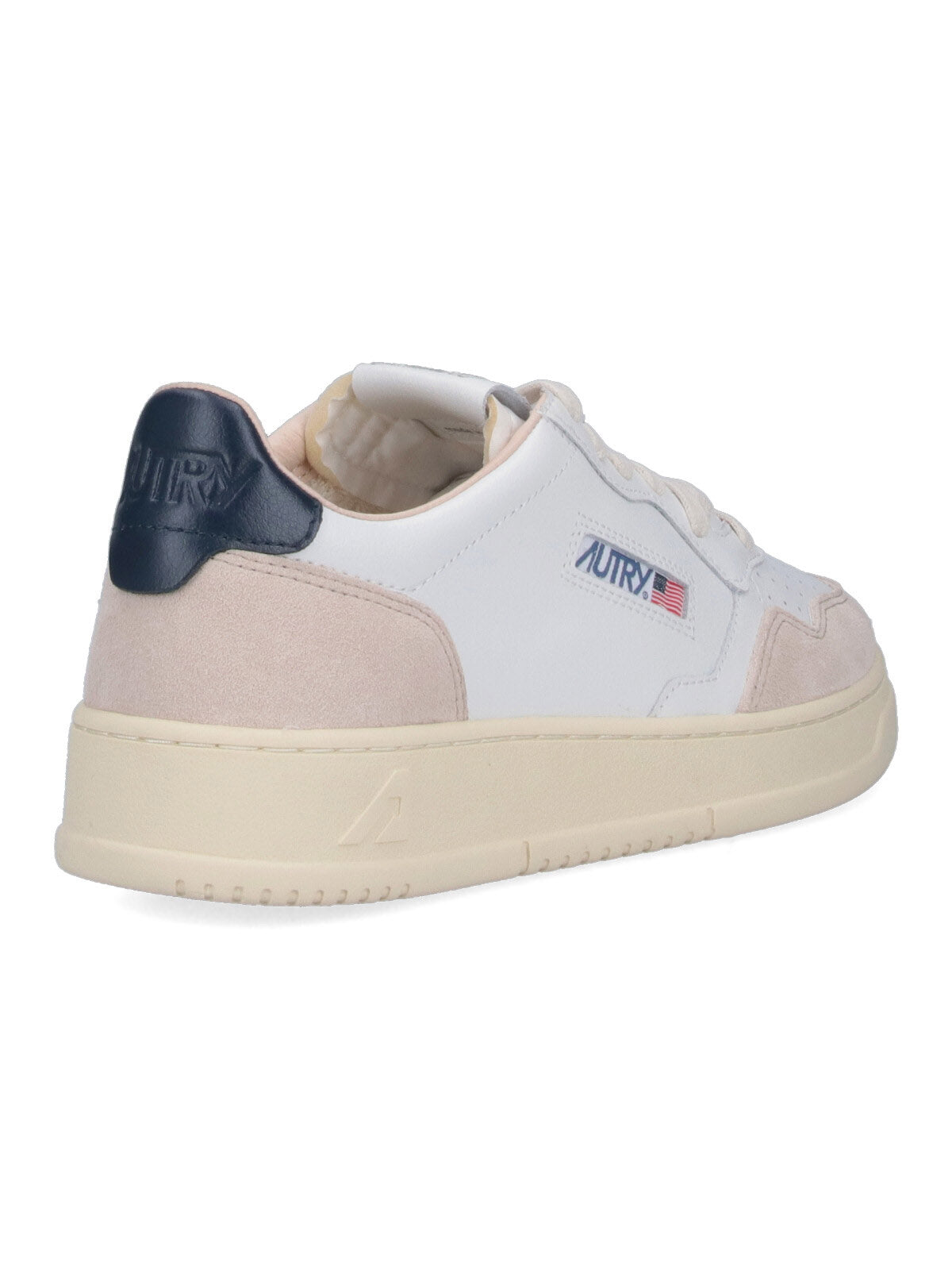 Low-Top Sneakers With Rounded Toe