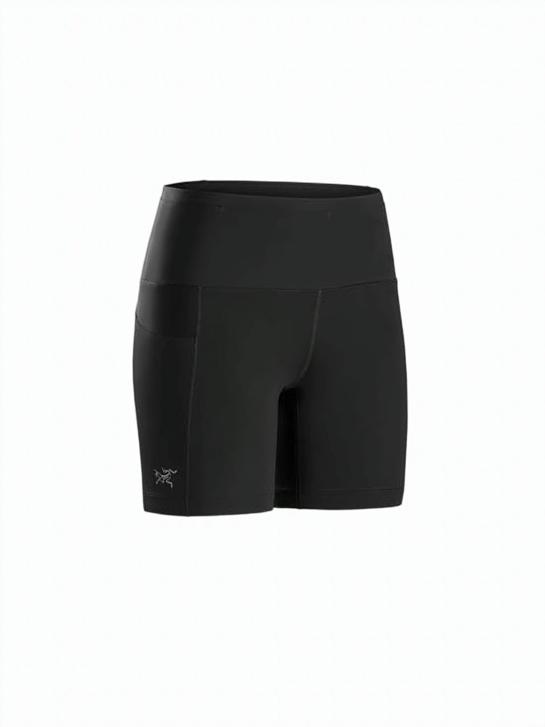 Fitted High-Waisted Shorts With Functional Details