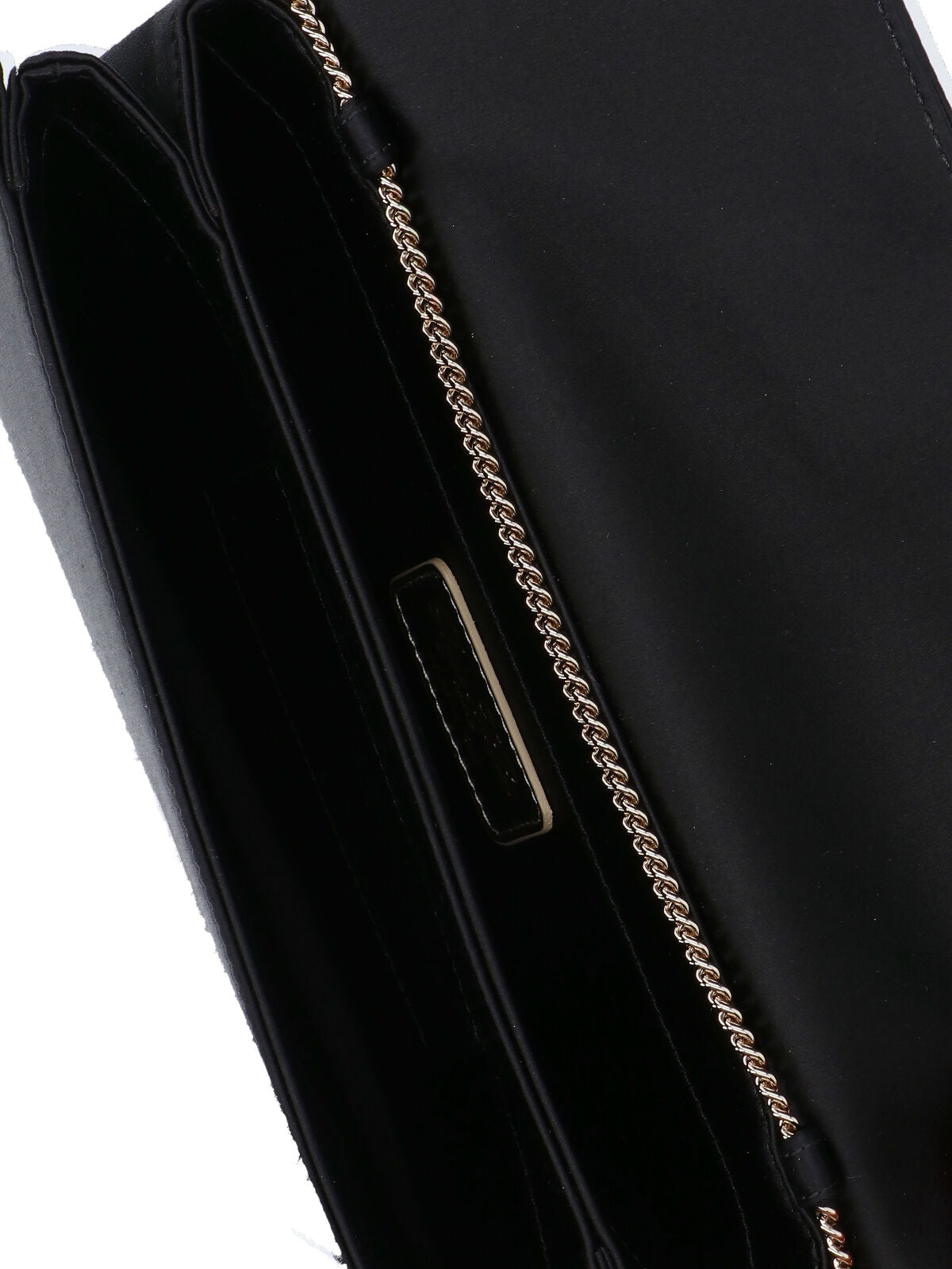 Rectangular Pouch With Gold Chain