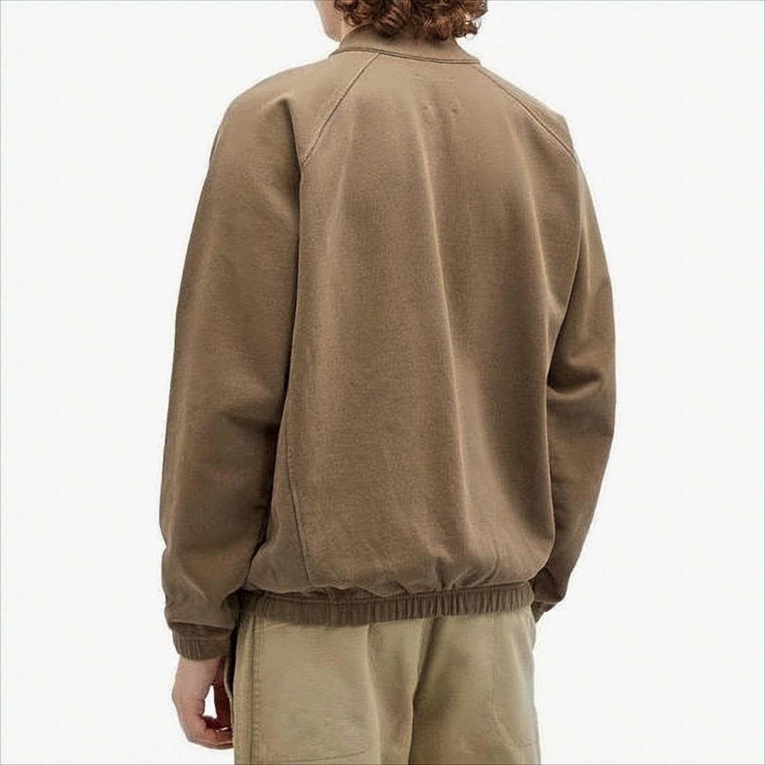 Half-Zip Long-Sleeve Pullover With High Collar And Embroidered Logo