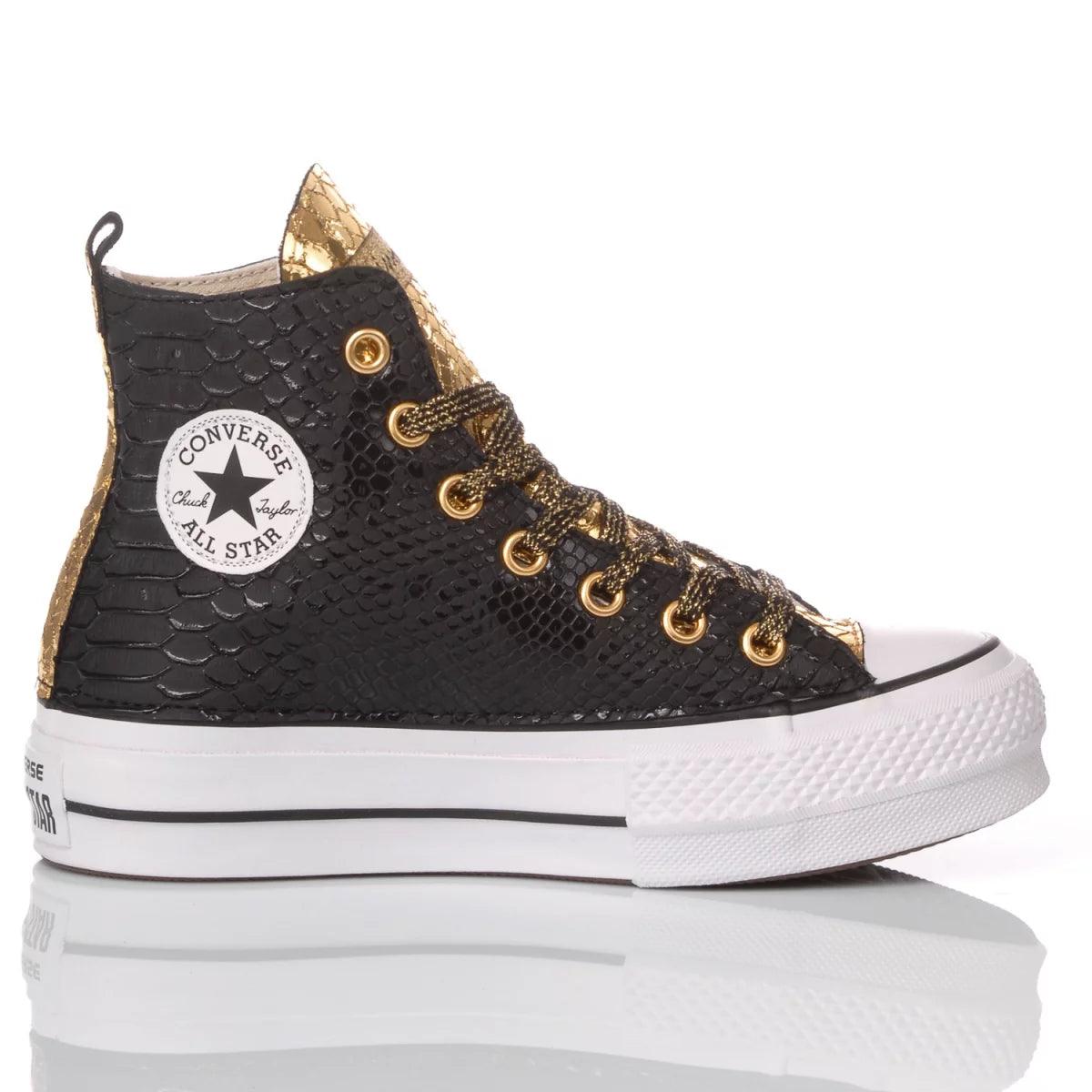Platform Snake Black Gold
