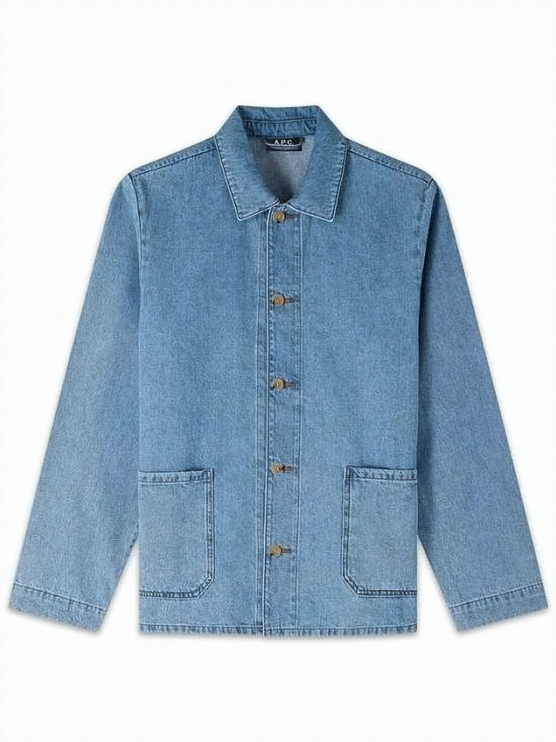 Classic Button-Up Denim Shirt Jacket