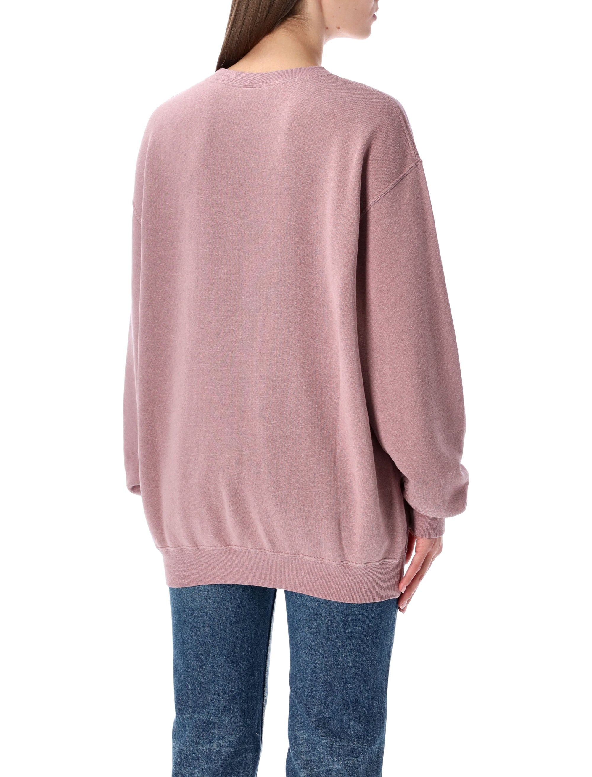 Chloé Pink Chiné Fleece Oversized Sweatshirt