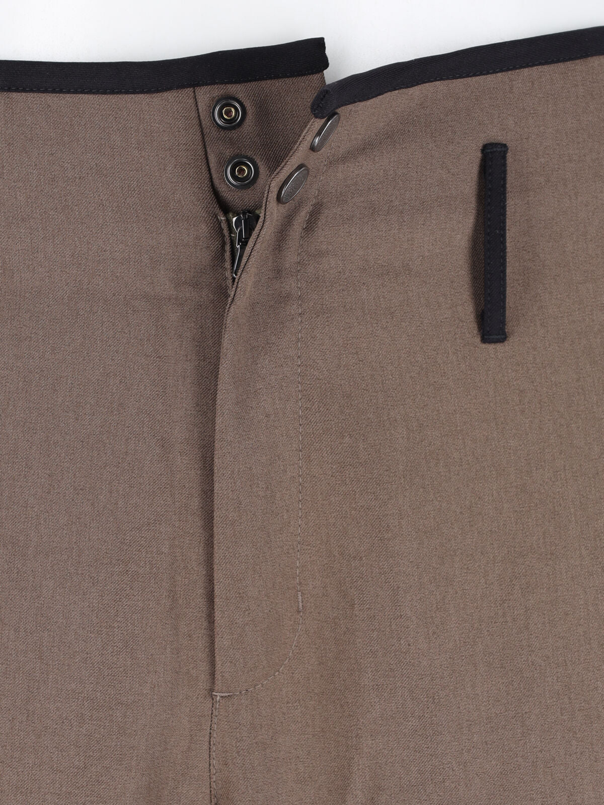 Grey Straight-Leg Patched Utilitarian Trousers