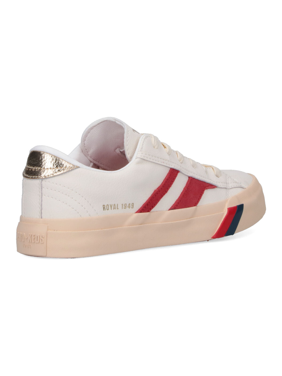 Low-Top Sneakers with Gold Logo Detail